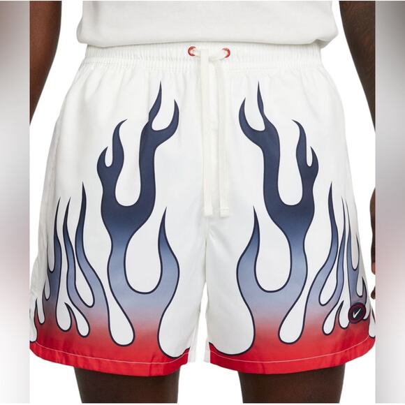 MSRP $69 Nike Men's Fire Flame Swim/ActivewearTrunks Shorts Size L SAME DAY SHIP - Picture 1 of 8
